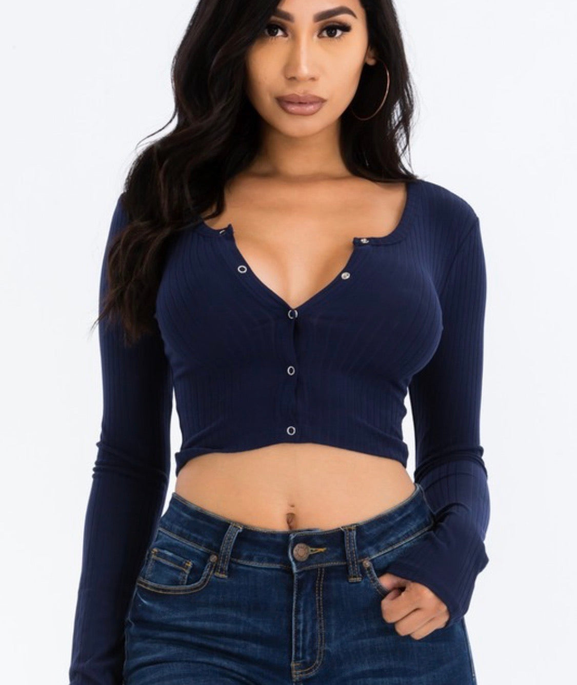 Fall Love Top (Navy)