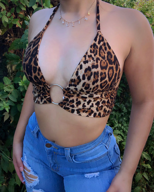 Cheetah Bra Top