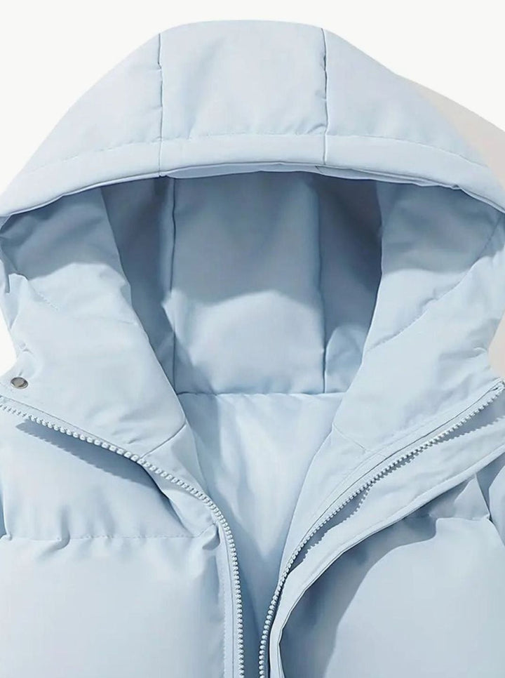Lena | Damen Winterjacke mit Stehkragen und Elastischen Bündchen Warm Gefüttert Tailliert - image 10