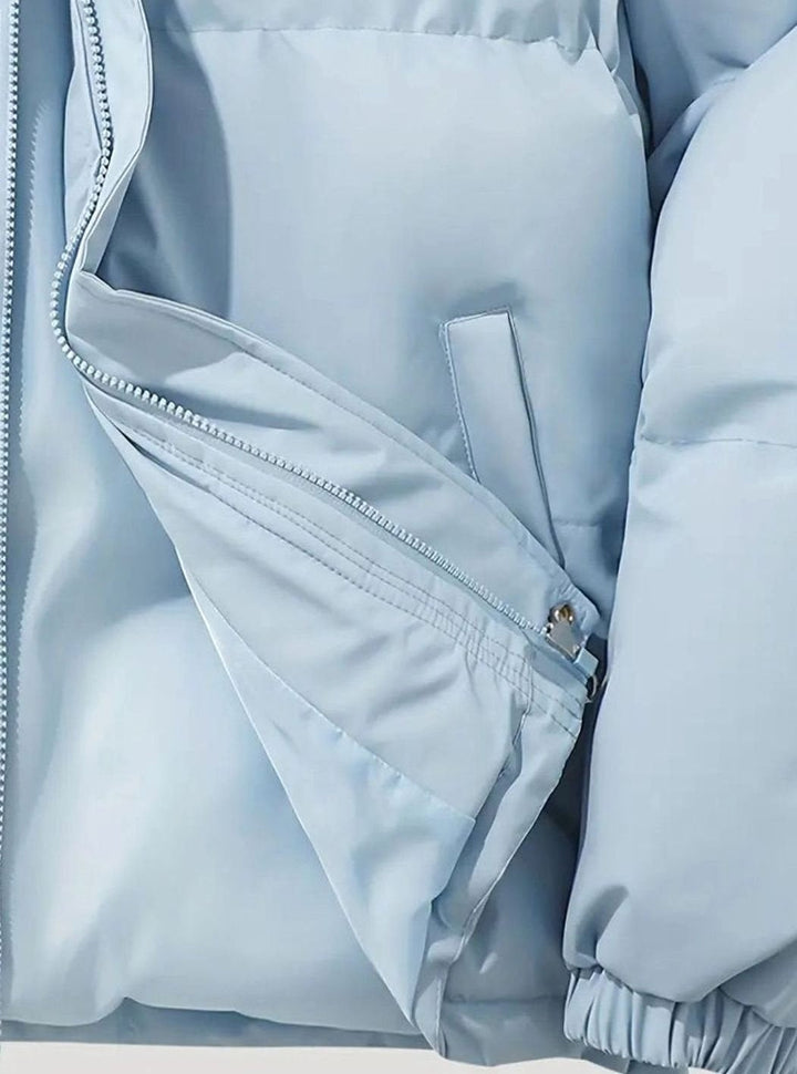 Lena | Damen Winterjacke mit Stehkragen und Elastischen Bündchen Warm Gefüttert Tailliert - image 12
