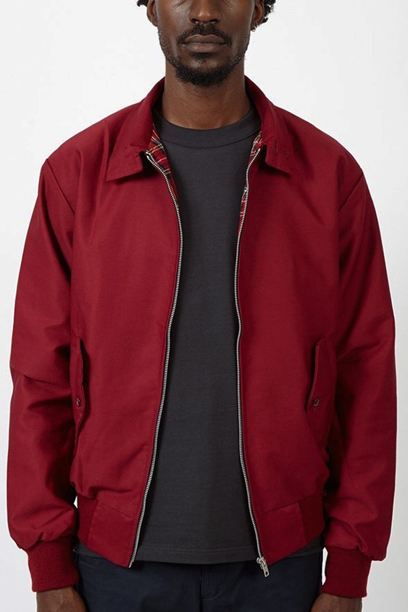 Henrik | Herren Harrington-Jacke mit Karo-Futter Reißverschluss Umlegekragen und Rippbündchen - image 14