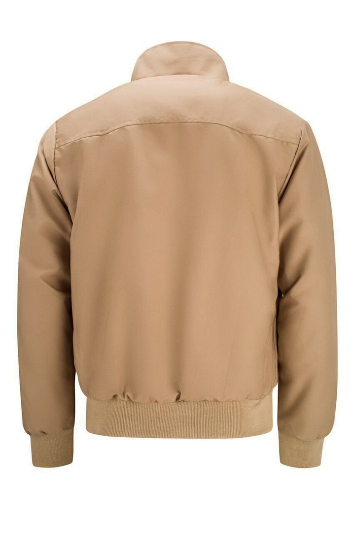 Henrik | Herren Harrington-Jacke mit Karo-Futter Reißverschluss Umlegekragen und Rippbündchen - image 22