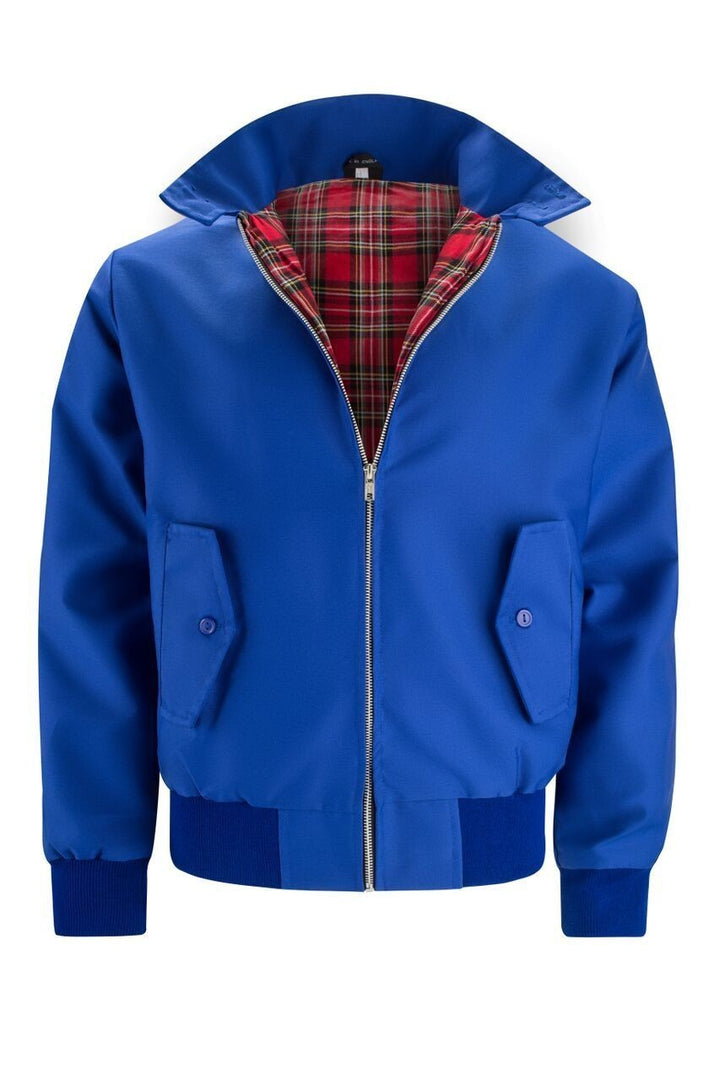 Henrik | Herren Harrington-Jacke mit Karo-Futter Reißverschluss Umlegekragen und Rippbündchen - image 24