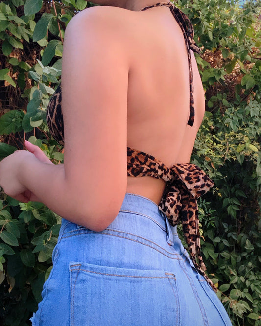 Cheetah Bra Top